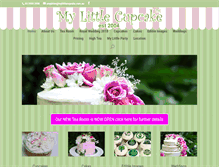 Tablet Screenshot of mylittlecupcake.com.au